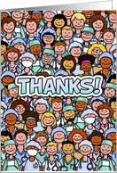 Group of Nurses - Thanks card