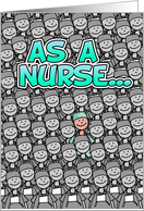 One in a Million Nurse - Male - Nurses Day card