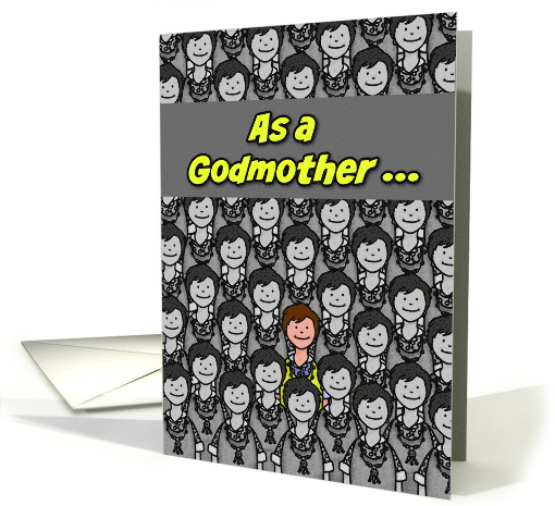 One in a Million Godmother Happy Birthday card (621978)