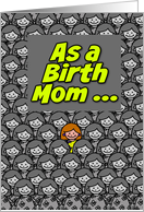 One in a Million Birth Mom Happy Birthday card