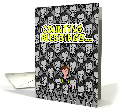 Counting Blessings - Will You Be My Godmother card (623550)