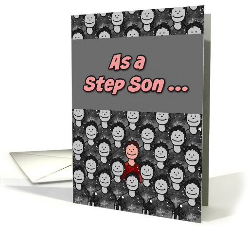 One in a Million Step Son Happy Birthday card (625906)