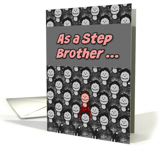 One in a Million Step Brother Happy Father's Day card (627044)