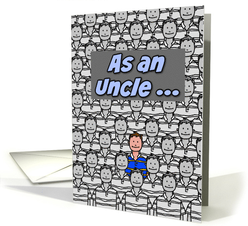 One in a Million Uncle Happy Father's Day card (627046)