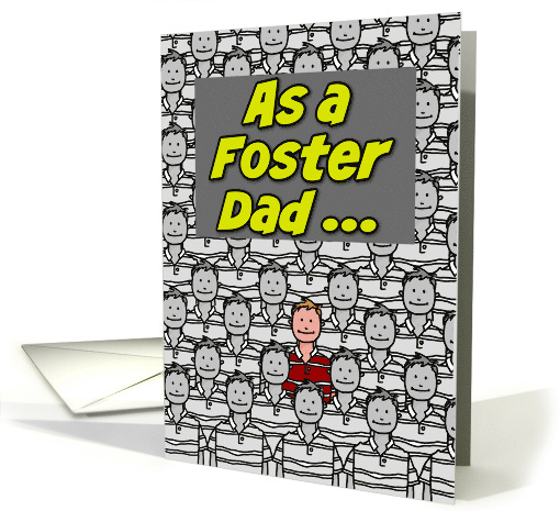 One in a Million Foster Dad Happy Father's Day card (627049)