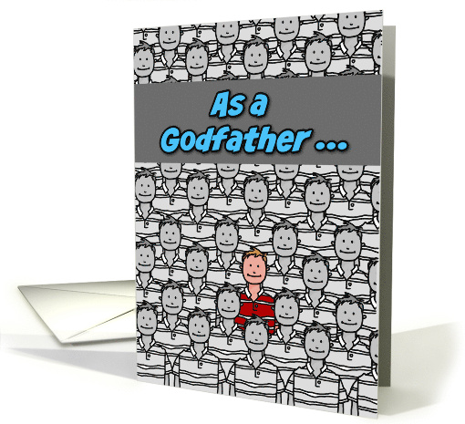 One in a Million Godfather Happy Father's Day card (627051)