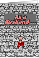 One in a Million Husband Happy Birthday card