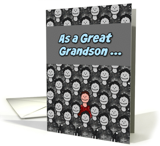 One in a Million Great Grandson Happy Birthday card (627249)