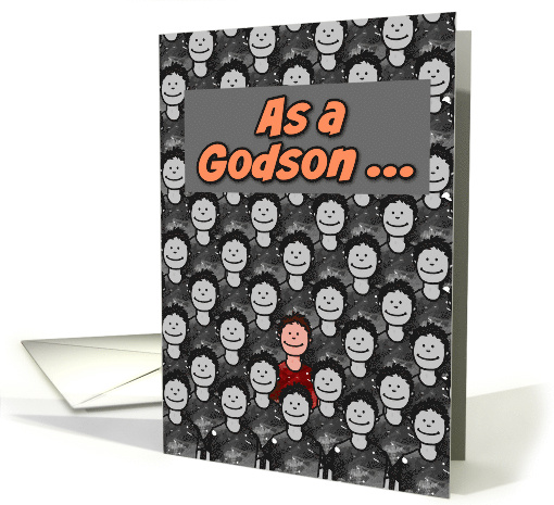 One in a Million Godson Happy Birthday card (627256)