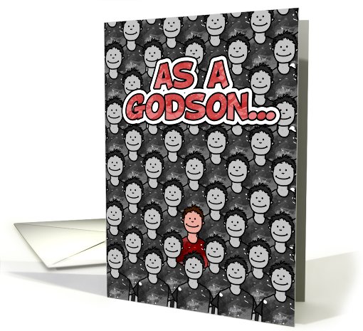 One in a Million Godson - Happy Birthday! card (627256)