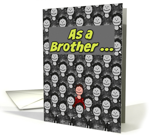 One in a Million Brother Happy Birthday card (627261)