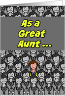 One in a Million Great Aunt Happy Birthday card