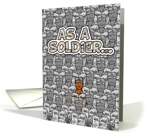 Soldier (African American) - Happy Birthday! card (627667)