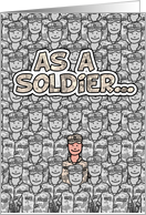 Soldier - Happy Birthday! card