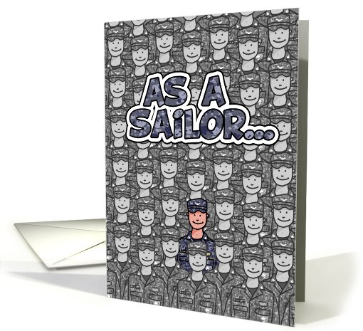 As a Sailor  - Happy Birthday! card (627669)