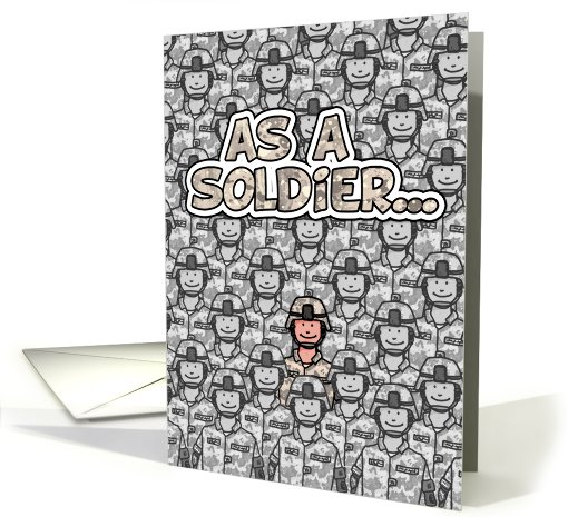 Soldier - Happy Birthday! card (627697)