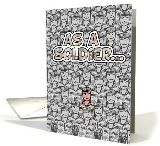 Soldier - Happy Father's Day! card (627711)