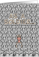 Soldier - Happy Mother’s Day! card