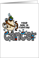 Your Son is Fighting Cancer - Humorous Kitty Archer card