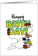 Happy Birthday - birthday blast card
