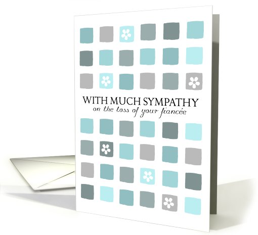 With Much Sympathy - Loss of Fiance card (679672)