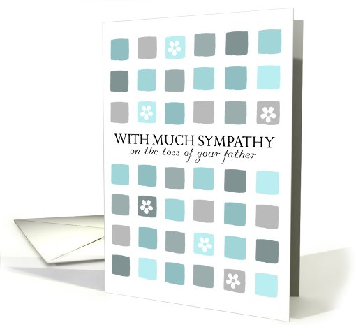 With Much Sympathy - Loss of Father card (679811)