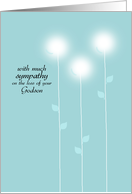 Sympathy - Loss of godson card