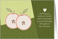 Apples - Rosh Hashanah card