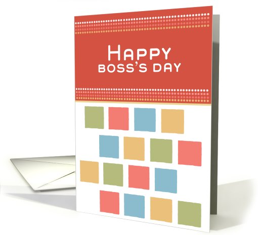 abstract - Boss's Day card (687657)