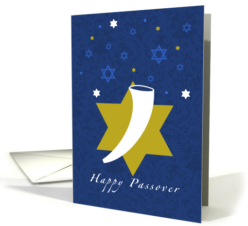 Happy Passover  shofar card (687679)
