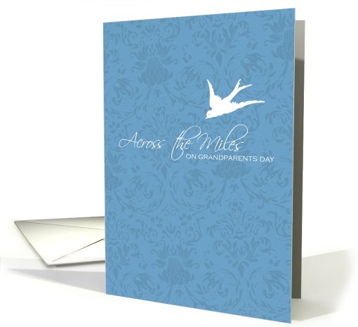 Across the miles - Grandparents Day card (688956)