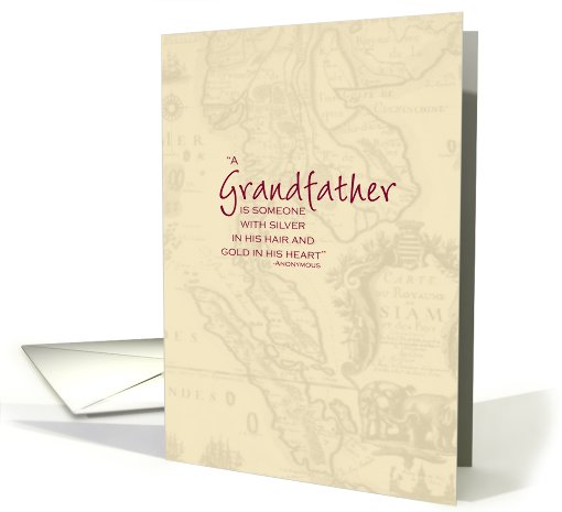 Grandfather quote- Grandparents Day card (688959)
