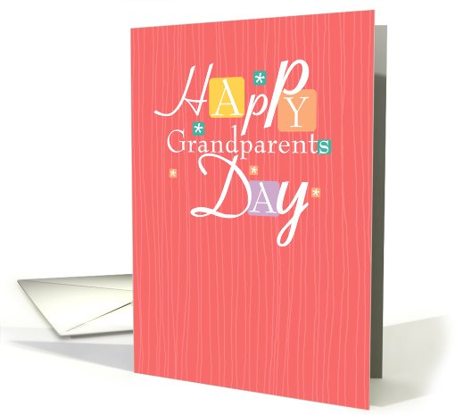 Modern - Grandparents Day card (689167)
