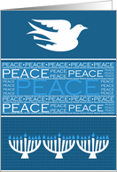 Peace - Hanukkah card