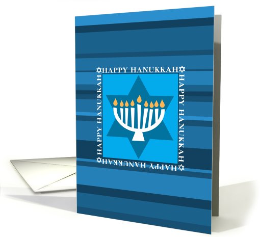 Menorah - Hanukkah card (689607)