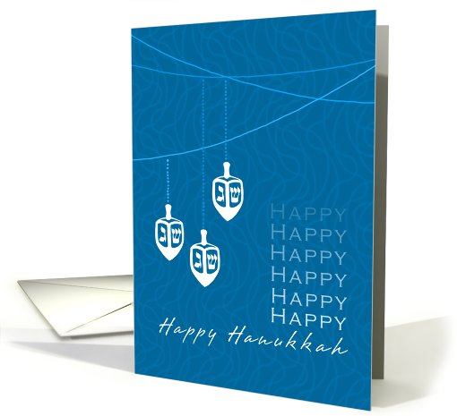 dreidels - Hanukkah card (689612)