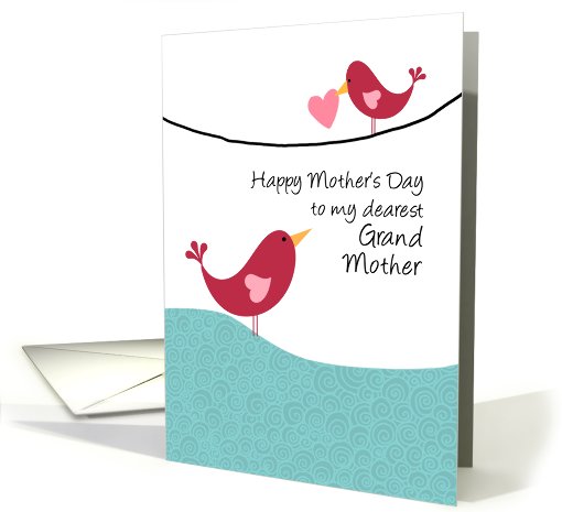 Grandmother - birds - Happy Mother's Day card (691234)