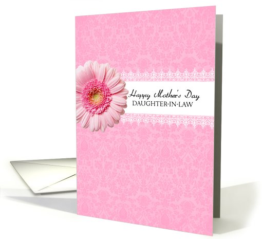 Daughter-in-Law - gerbera daisy - Happy Mother's Day card (692159)