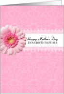 Birth Mother - gerbera daisy - Happy Mother’s Day card