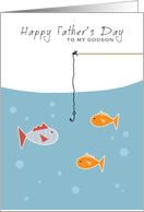 Godson - Fishing - Happy Father’s Day card