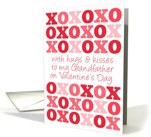 To My Grandfather - Hugs and Kisses - Valentine's Day card (745716)