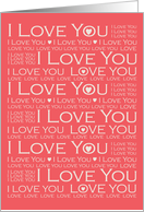 I love you -...