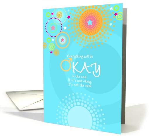 Everything Will Be Okay - Support for Gay Youth card (752208)
