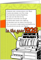 1928 - Fun facts birthday - cost of living card