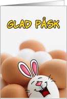 Swedish - Easter Egg Bunny card