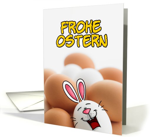 German - Easter Egg Bunny card (760379)