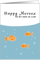 Happy Norooz - to my son-in-law card