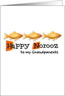 Happy Norooz - to my grandparents card