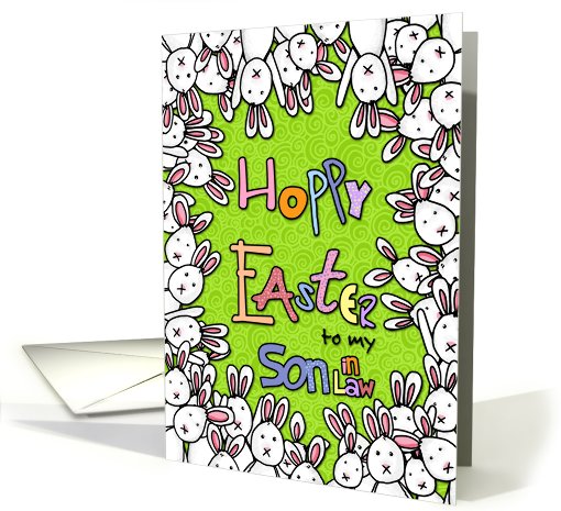 Hoppy Easter - to my son-in-law card (777389)