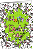 Hoppy Easter - to my mother-in-law card